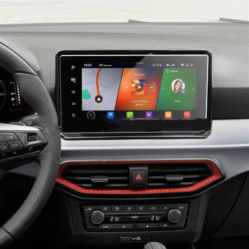 DSPOLIMV Kompatibel Mit Seat Für Ibiza 2022 Auto-Infotainment-GPS-Navigationsdisplay Schutzfolie 9,2 Zoll PET Displayschutz GPSNavigation Schutzfolie von DSPOLIMV