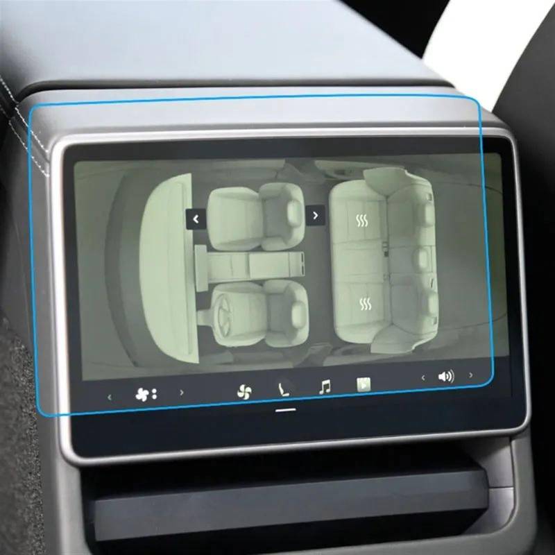 DSPOLIMV Kompatibel Mit Tesla Für Modell 3 2024, 20,3 cm (8 Zoll), Auto-Heck-Entertainment-Display, Reihe, Klima-Touchscreen, Gehärtetes Glas GPSNavigation Schutzfolie von DSPOLIMV