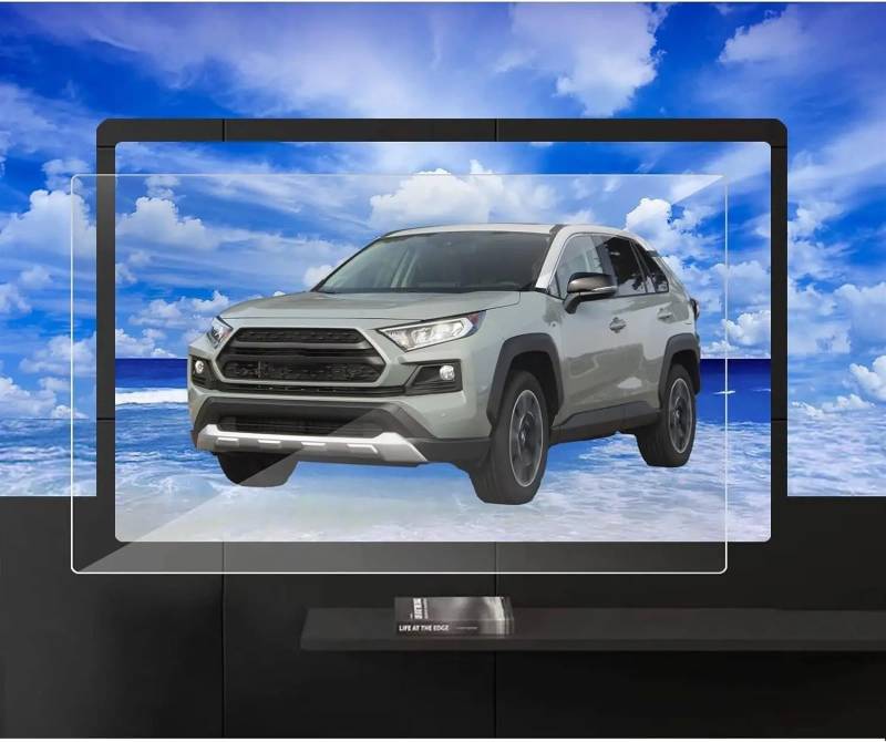 DSPOLIMV Kompatibel Mit Toyota Für RAV4 2016 2017 2018 2019 2020 2021 2022 7 Zoll Auto-LCD-GPS-Navigation Displayschutzfolie Aus Gehärtetem Glas GPSNavigation Schutzfolie von DSPOLIMV