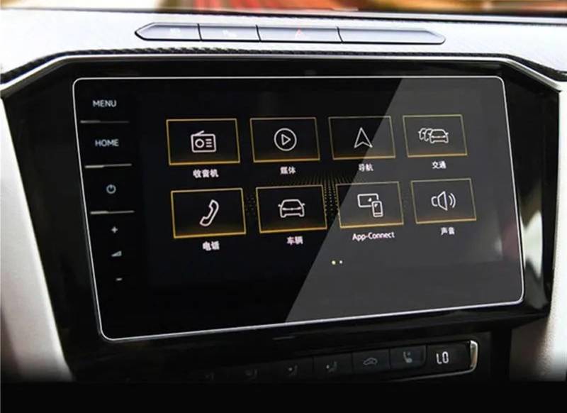 DSPOLIMV Kompatibel Mit VW Für Arteon 2 Discover Pro 2019 2020 2021 9,2 Zoll Auto-GPS-Navigation Und Armaturenbrett-Displayschutzfolie Aus Gehärtetem Glas GPSNavigation Schutzfolie(GPS) von DSPOLIMV