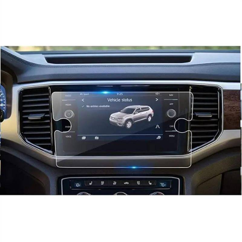 DSPOLIMV Kompatibel Mit VW Für Atlas 2018 2019 2020 2021 Auto-GPS-Navigation LCD-Bildschirm Displayschutzfolie Aus Gehärtetem Glas GPSNavigation Schutzfolie von DSPOLIMV