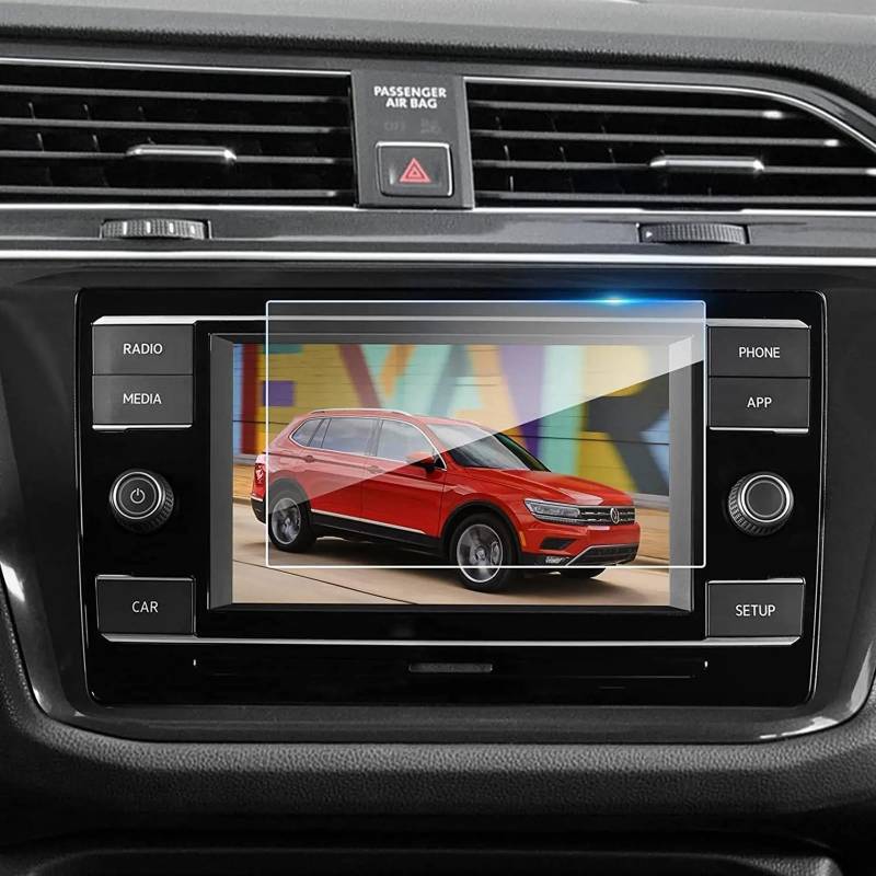 DSPOLIMV Kompatibel Mit VW Für Golf Für GTI S 2018 2019 2020 2021 6,5-Zoll-Auto-GPS-Navigationsbildschirm Schutzfolie Aus Gehärtetem Glas GPSNavigation Schutzfolie von DSPOLIMV