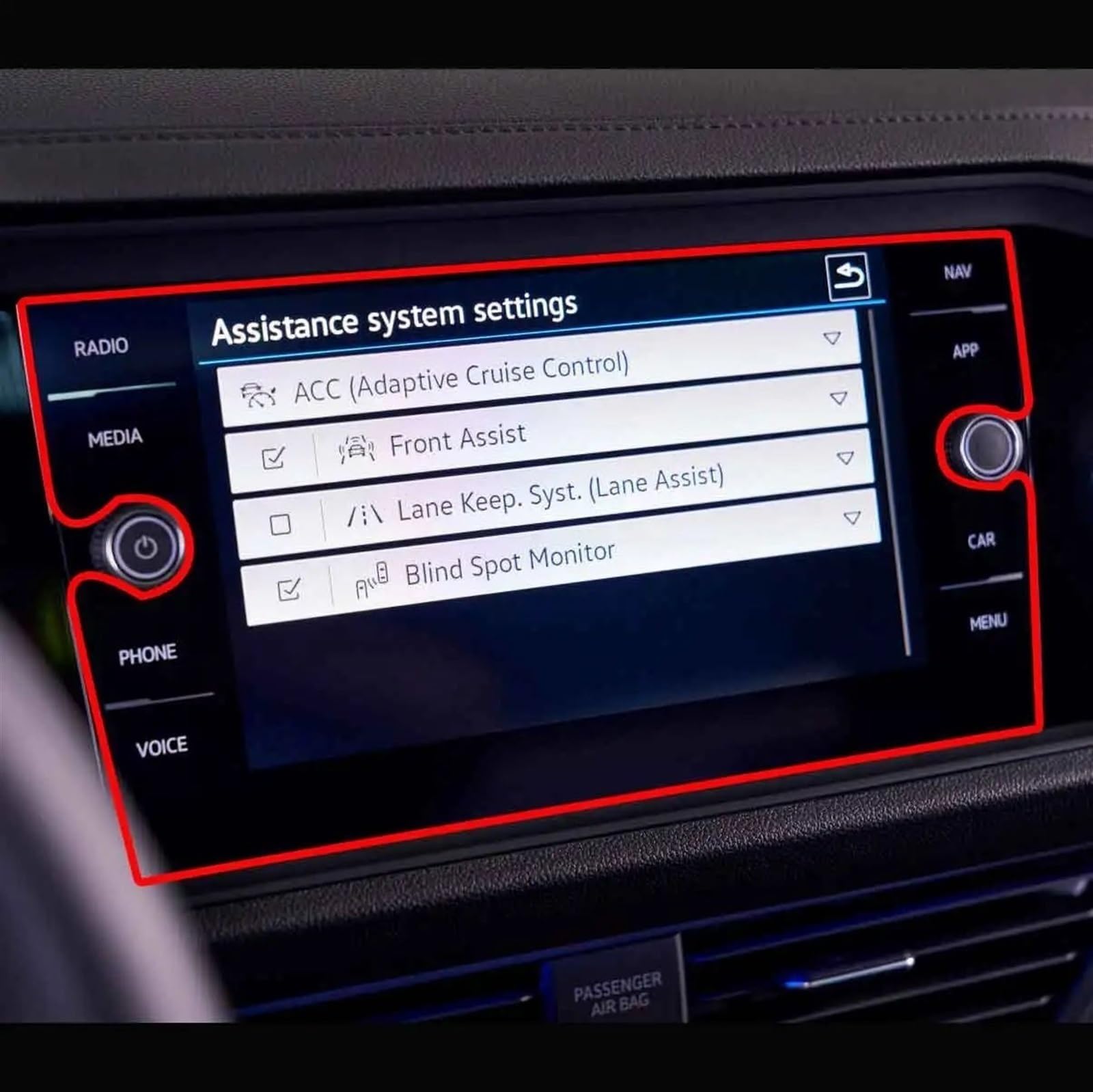 DSPOLIMV Kompatibel Mit Vw Für J&etta 2019 2020 2021 2022, Auto-Armaturenbrett, GPS-Navigation, LCD-Bildschirm, Gehärtetes Glas, Displayschutzfolie GPSNavigation Schutzfolie(GPS 8 inch) von DSPOLIMV