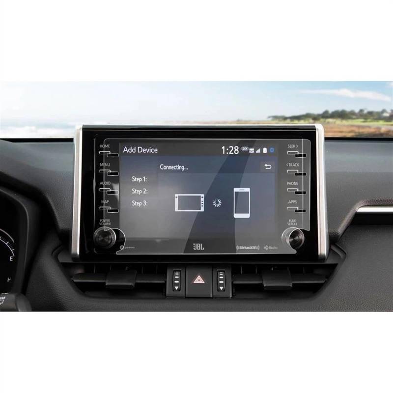 DSPOLIMV Kompatibel mit CHR für RAV4 2019 2020 Auto-GPS-Navigationsdisplay Displayschutzfolie aus gehärtetem Glas Auto-Innenraumfolie 8 Zoll GPSNavigation Schutzfolie von DSPOLIMV