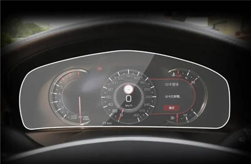 DSPOLIMV Kompatibel mit Cadillac für CT6 XT6 2018 2019 2020 Auto-GPS-Navigations-Armaturenbrett, Displayschutzfolie aus gehärtetem Glas GPSNavigation Schutzfolie(CT6 Instrument) von DSPOLIMV