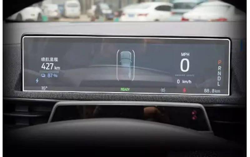 Kompatibel Mit Ford Für Mustang Für Mach-E 2021 2022 2023 15,5-Zoll-LCD-GPS-Navigationssystem Aus Gehärtetem Glas Und Displayschutzfolie Für Das Armaturenbrett GPSNavigation Schutzfolie(Dashboard) von DSPOLIMV