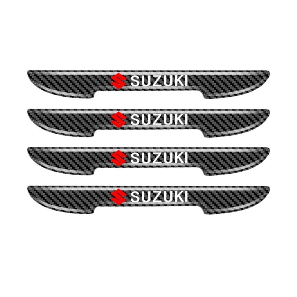 4 Stück Auto Türkantenschutz, für Suzuki S-Cross III Alto Across Auto Lackschutzfolien-Set Anti-Scratch Protector Aufkleber,4PCS von DSSWAK