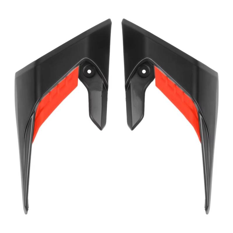 DSWILNV Motorrad Seitenspoiler Für CB650R 2018 2019 2020 2021 2022 2023 Verkleidung Winglets Fin Trim Abdeckung Motorrad Für Flügel Protector Wind Verkleidung Winglets(Red) von DSWILNV