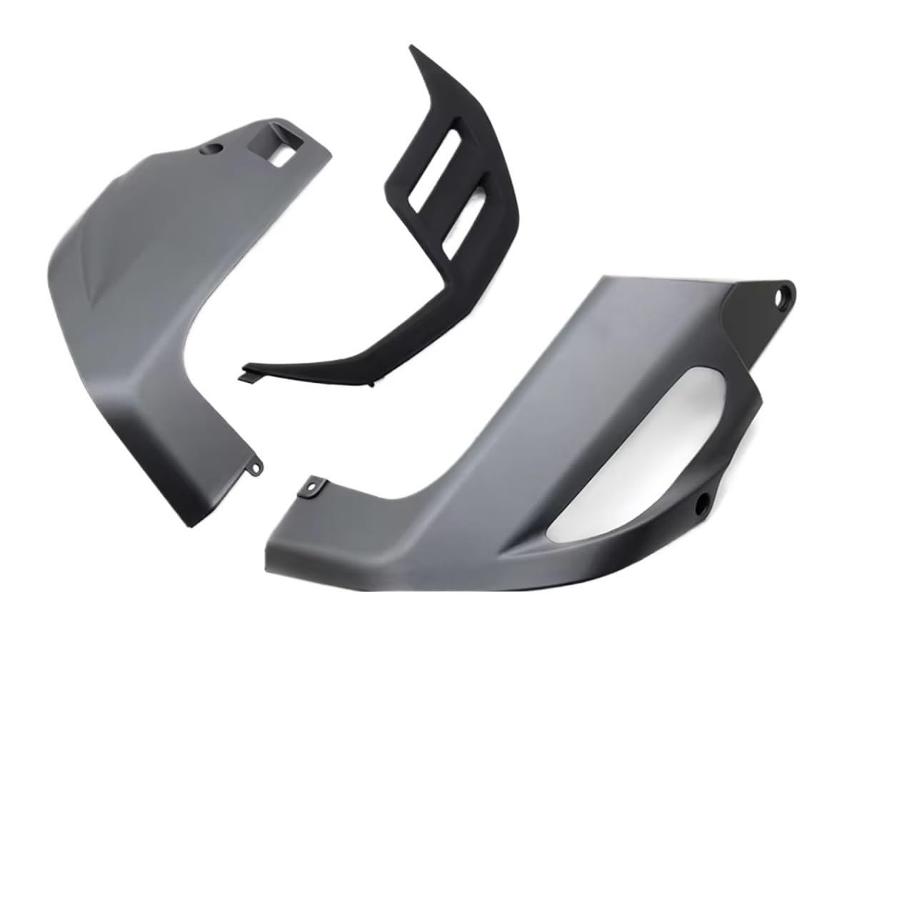 DSWILNV Motorrad Seitenspoiler Für CB650R 2019 2020 2021 2022 2023 2024 Motorrad Motor Untere Spoiler Körper Verkleidung Schutz Schutz Chassis Für Straße ﻿(Gray) von DSWILNV