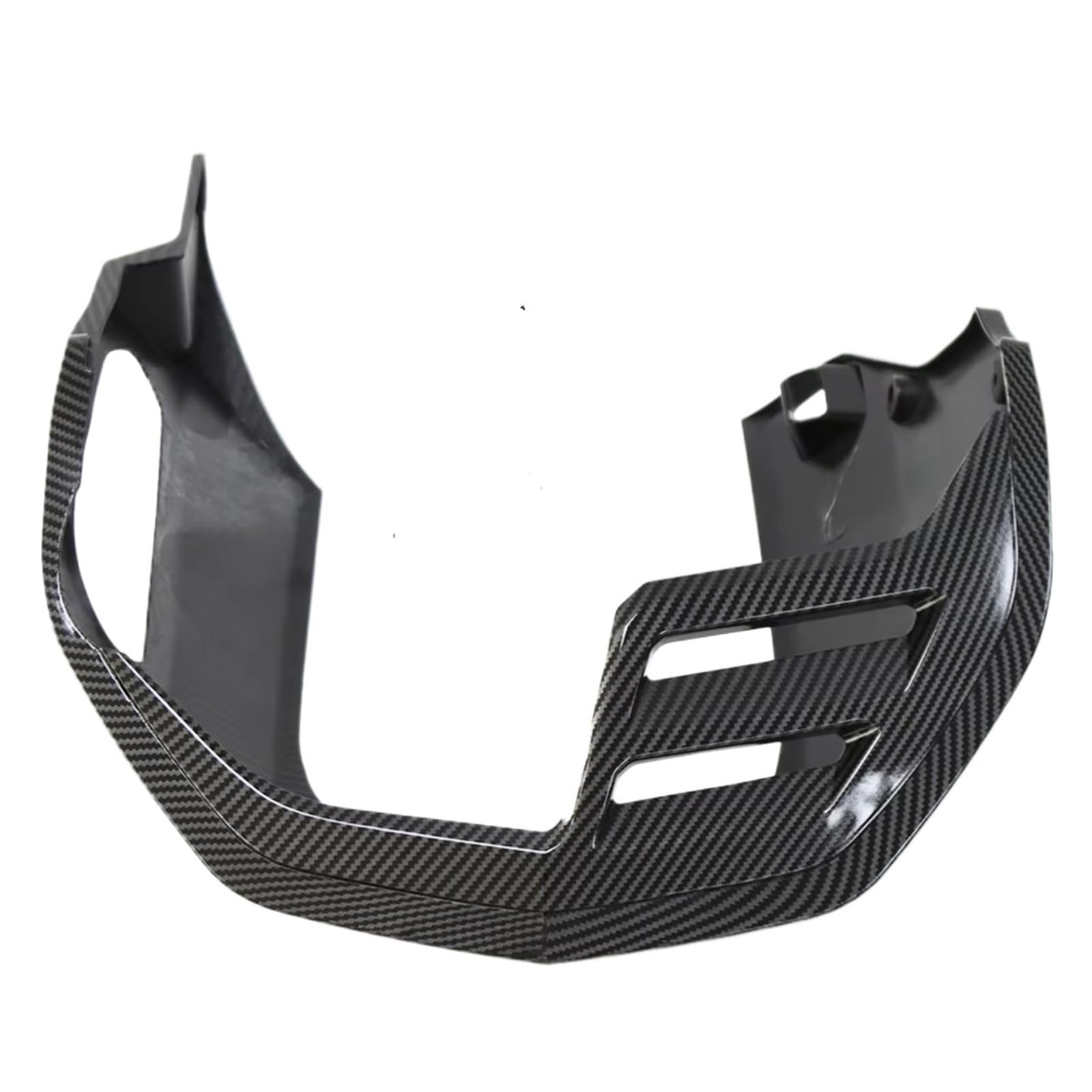 DSWILNV Motorrad Seitenspoiler Für CB650R 2019 2020 2021 2022 2023 2024 Motorrad Motor Untere Spoiler Körper Verkleidung Schutzfolie Chassi Für Straße(Carbon Fiber) von DSWILNV