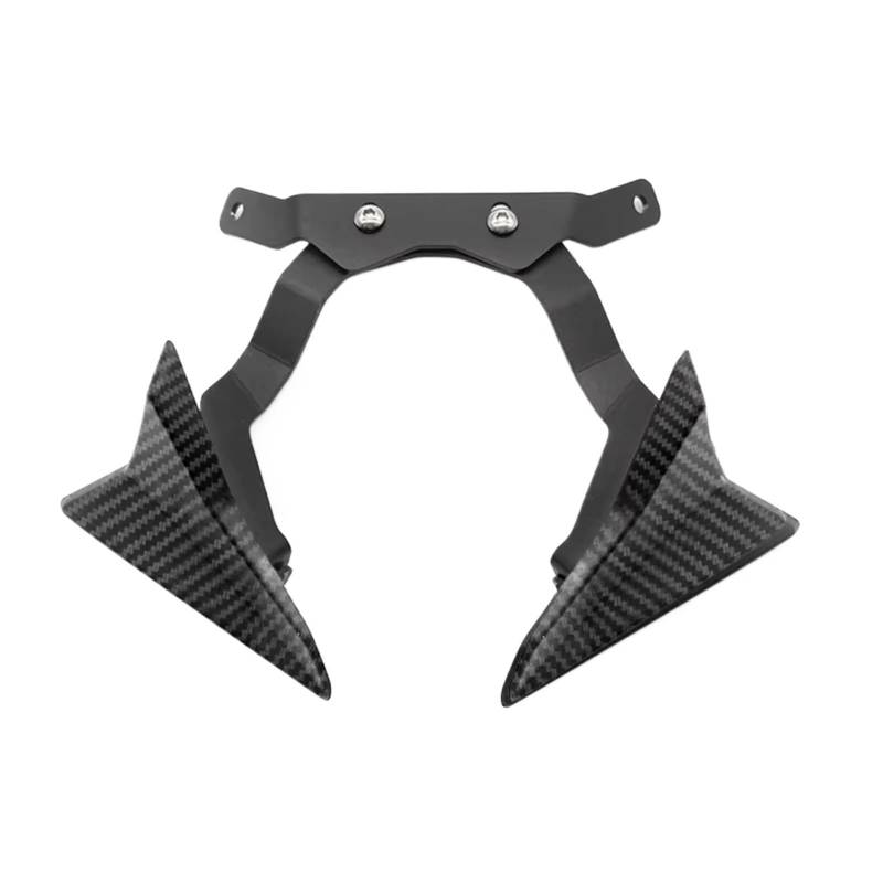 DSWILNV Motorrad Seitenspoiler Für CB750 Für Hornet 750 2023 2024 Motorrad Vorne Für Flügel Fest Für Flügel Spoiler Deflektor Verkleidung Frontal Für Flügel Zubehör(Carbon Fiber Look) von DSWILNV