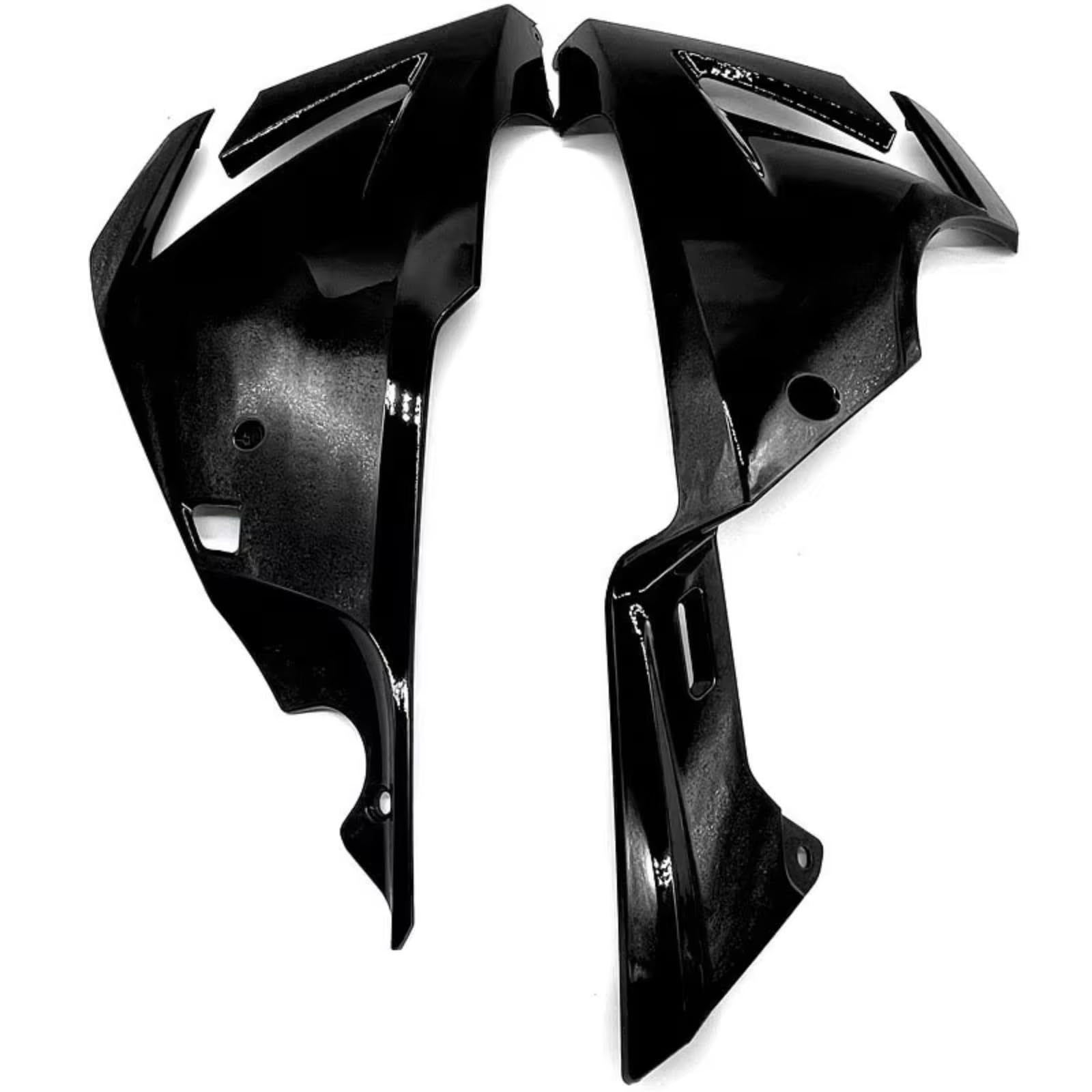 DSWILNV Motorrad Seitenspoiler Für CBR500R 2019 2020 2021 2022 Motor Spoiler Bauch Für Pan Untere Seite Panel Verkleidung Motorrad Schutz Schutz Abdeckung(Black) von DSWILNV