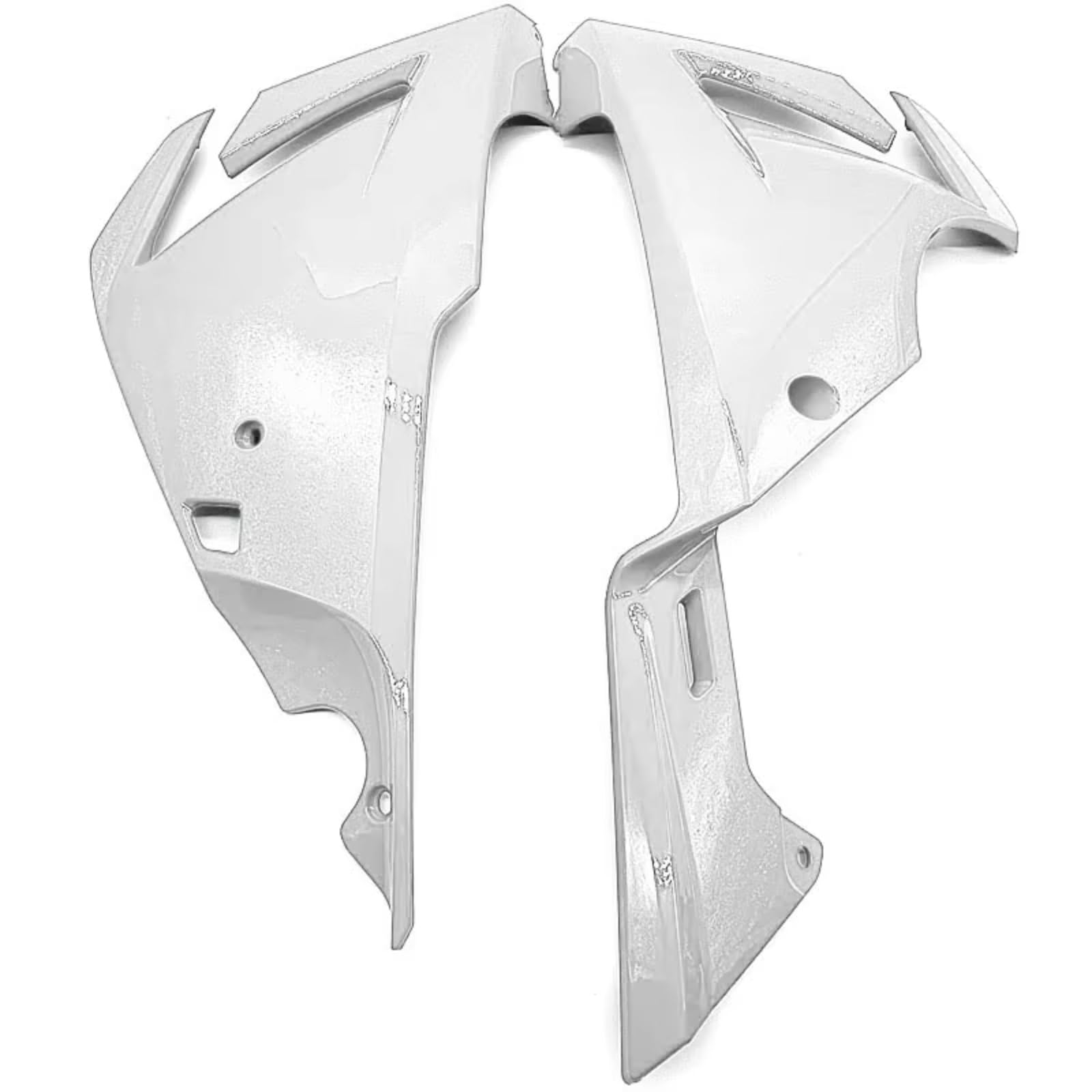 DSWILNV Motorrad Seitenspoiler Für CBR500R 2019 2020 2021 2022 Motor Spoiler Bauch Für Pan Untere Seite Panel Verkleidung Motorrad Schutz Schutz Abdeckung(White) von DSWILNV