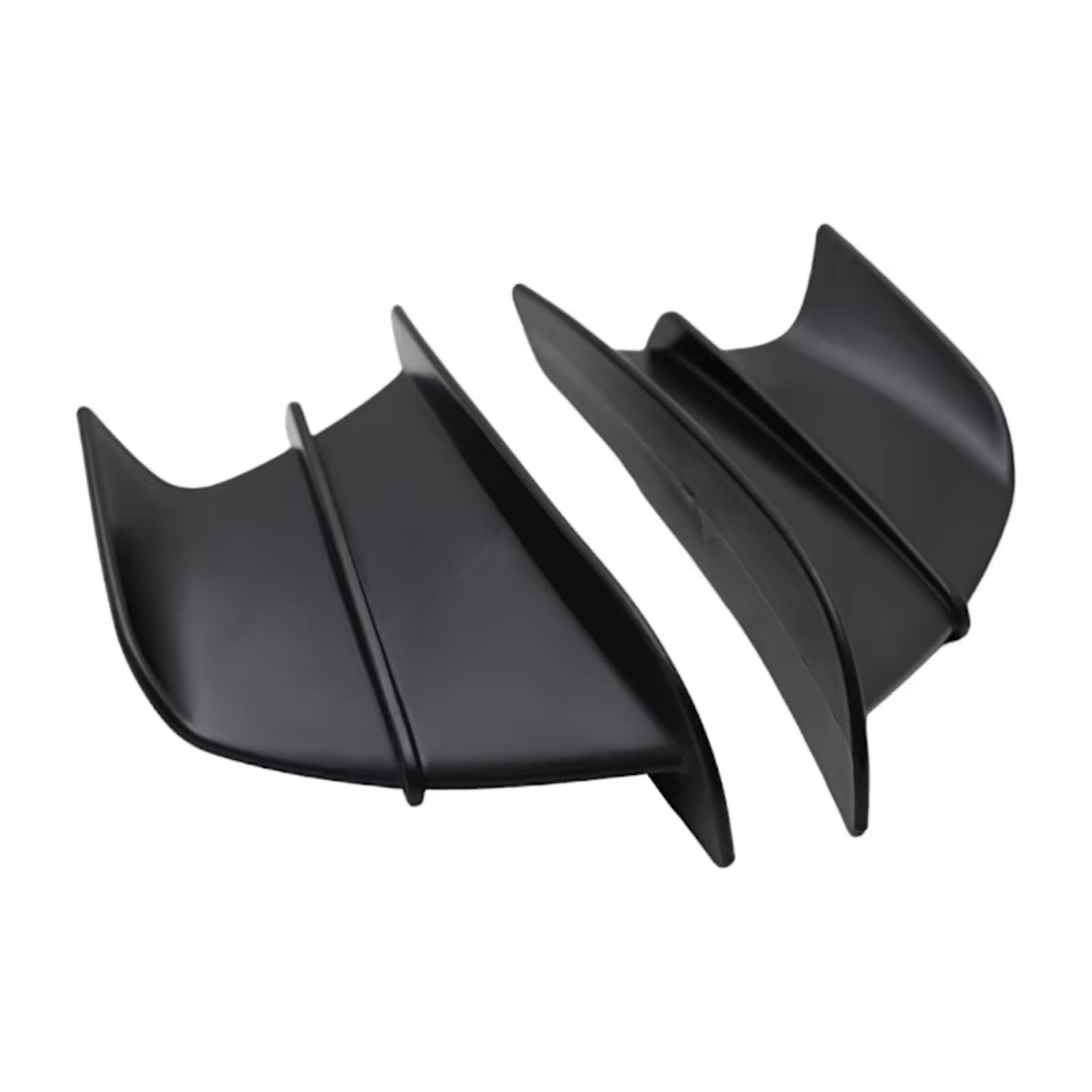 DSWILNV Motorrad Seitenspoiler Für CBR500R Für CBR1000RR Motorrad Spoiler Winglet Aerodynamische Für Flügel Kit Motorrad Zubehör Motorrad Ersatzteile(Matte Black) von DSWILNV