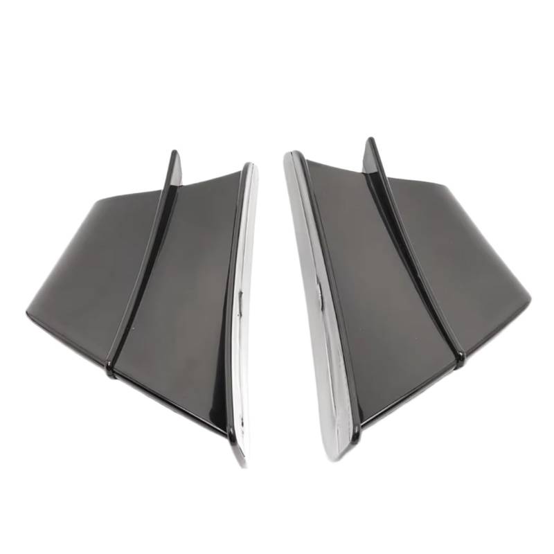 DSWILNV Motorrad Seitenspoiler Für CBR600RR Für CBR650R Für CBR1000RR Motorrad Winglet Deflektor Verkleidung Seite Für Flügel Spoiler Aerodynamische Motorrad Zubehör(Black) von DSWILNV