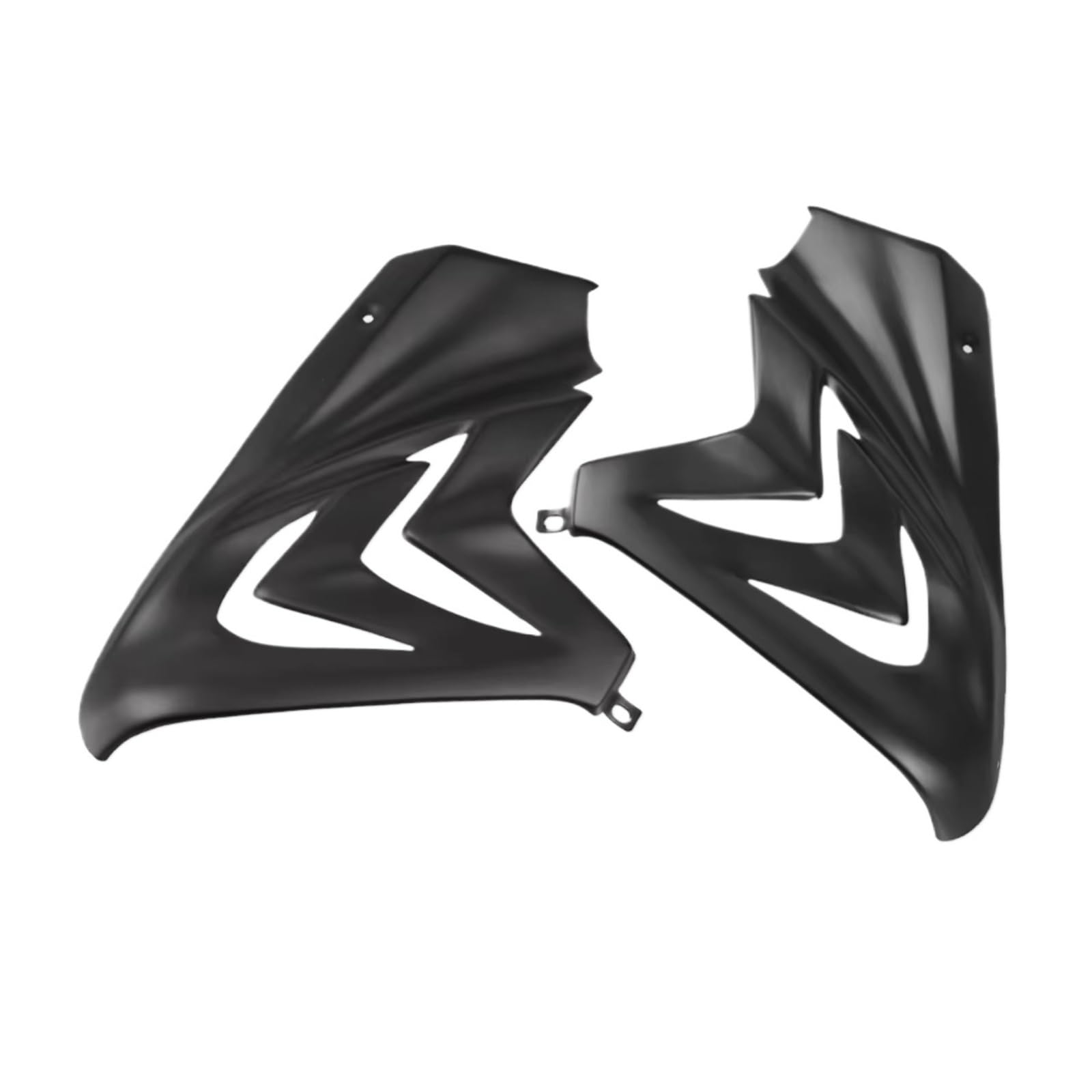 DSWILNV Motorrad Seitenspoiler Für CBR650R 2019 2020 2021 2022 2023 Körper Füllung Injektion Rahmen Spoiler Seite Gugel Abdeckung Panel Seite Verkleidung Motorrad Zubehör(MatteBlack) von DSWILNV