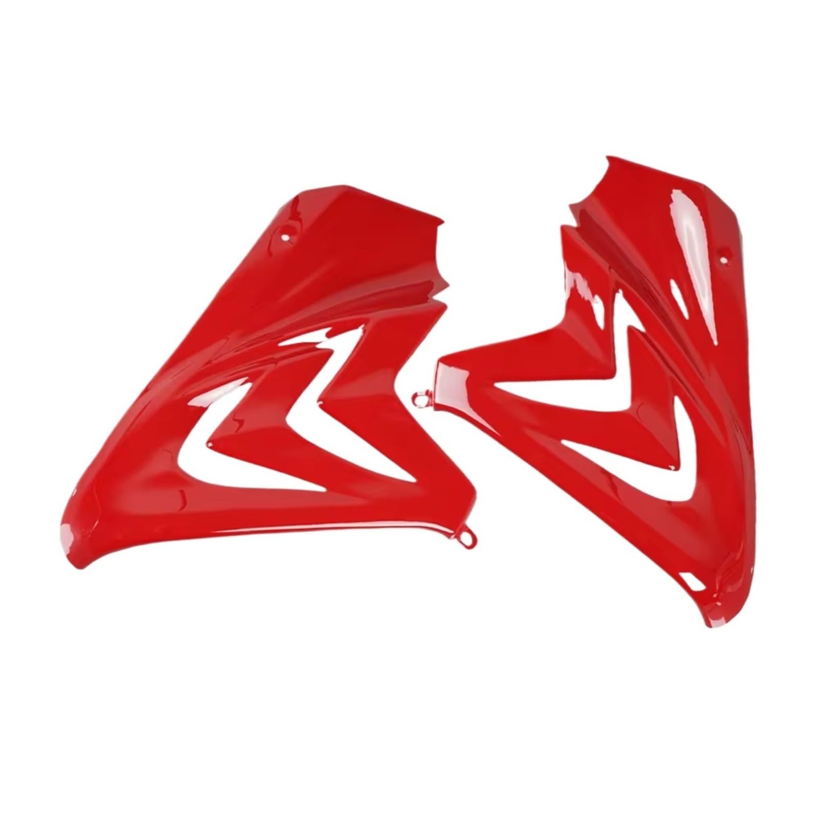 DSWILNV Motorrad Seitenspoiler Für CBR650R 2019 2020 2021 2022 2023 Körper Füllung Injektion Rahmen Spoiler Seite Gugel Abdeckung Panel Seite Verkleidung Motorrad Zubehör(Red) von DSWILNV