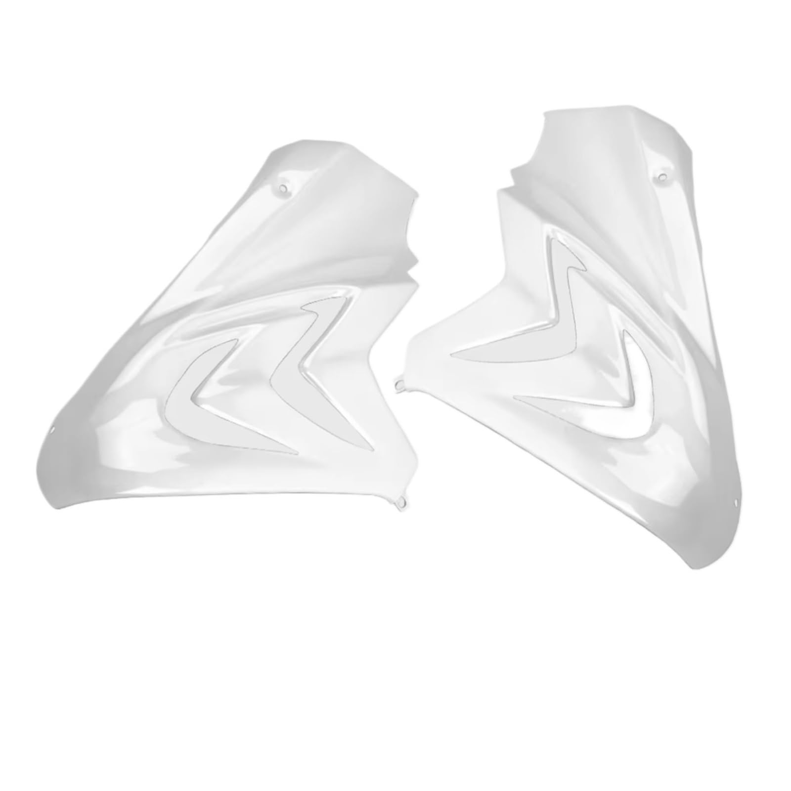 DSWILNV Motorrad Seitenspoiler Für CBR650R 2019 2020 2021 2022 2023 Körper Füllung Injektion Rahmen Spoiler Seite Gugel Abdeckung Panel Seite Verkleidung Motorrad Zubehör(White) von DSWILNV