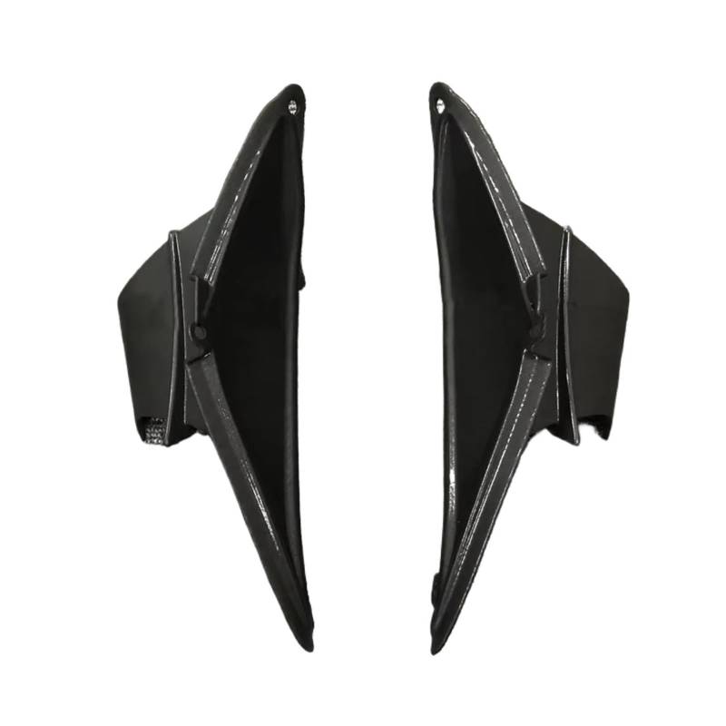 DSWILNV Motorrad Seitenspoiler Für CBR650R 2019 2020 2021 2022 2023 Körper Seite Zier Winglets Rahmen Spoiler Verkleidung Aerodynamische Für Flügel Motorrad Zubehör(Matte Black) von DSWILNV