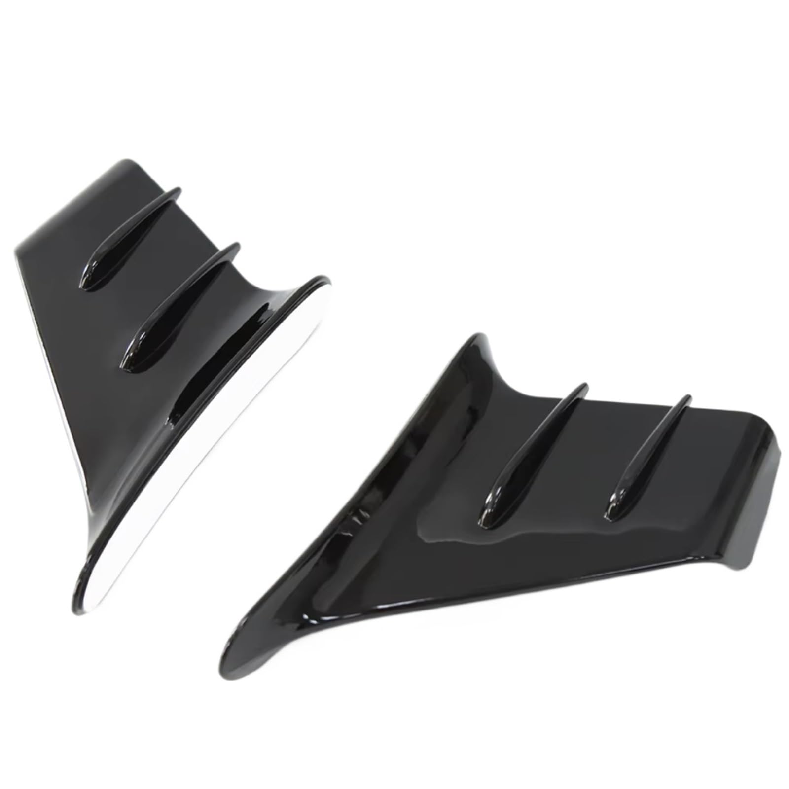 DSWILNV Motorrad Seitenspoiler Für HP4 Für F750GS Für F850GS Motorrad Verkleidung Seite Winglet Aerodynamische Für Flügel Deflektor Spoiler Motorrad Zubehör(Bright Black) von DSWILNV