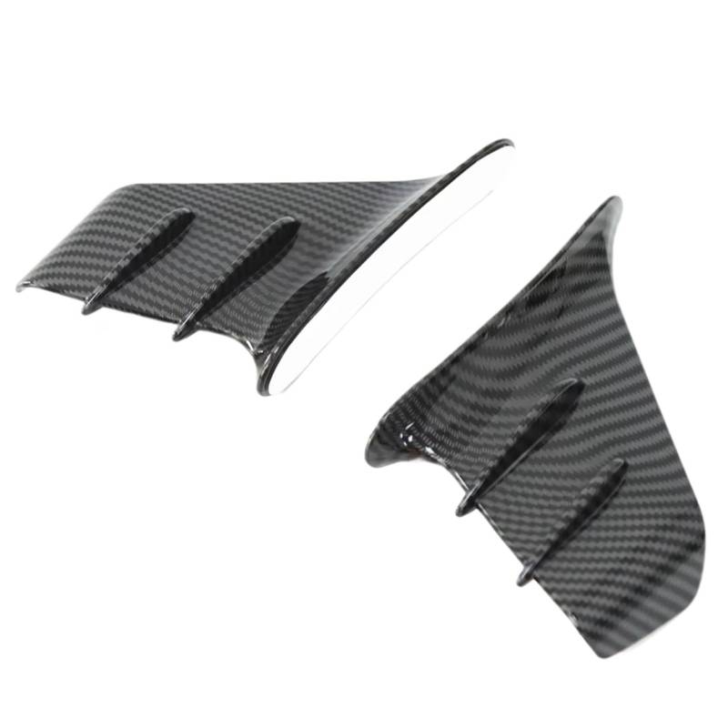 DSWILNV Motorrad Seitenspoiler Für HP4 Für F750GS Für F850GS Motorrad Verkleidung Seite Winglet Aerodynamische Für Flügel Deflektor Spoiler Motorrad Zubehör(Carbon Fiber) von DSWILNV