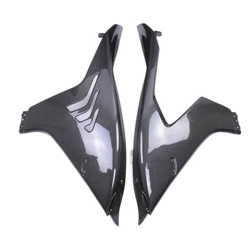 DSWILNV Motorrad Seitenspoiler Für M1000RR 2023 2024 Motorrad Winglets Verkleidungen Links Rechts Spoiler Seitenteile Motorrad Zubehör Motorrad Ersatzteile(Twill Weave Glossy) von DSWILNV