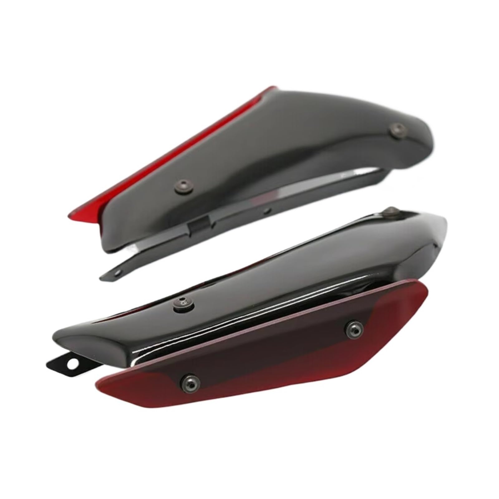 DSWILNV Motorrad Seitenspoiler Für Ninja Für H2 Für SX 2018 2019 2020 Seitspoiler Abtrieb Winglets Verkleidung Motorradzubehör Motorrad -Ersatzteile(Red) von DSWILNV