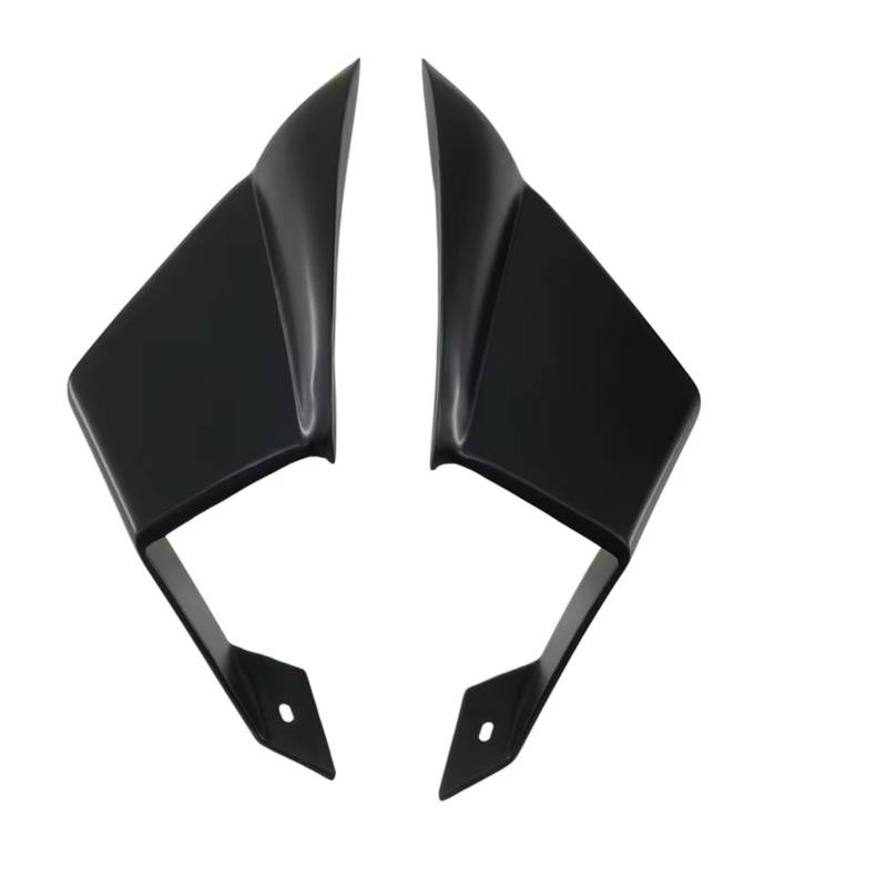 DSWILNV Motorrad Seitenspoiler Für Ninja Für ZX-10R Motorrad Verkleidung Spoiler Motorrad Zubehör Flügel Feste Wind Flügel Motorrad Ersatzteile(Matte Black) von DSWILNV