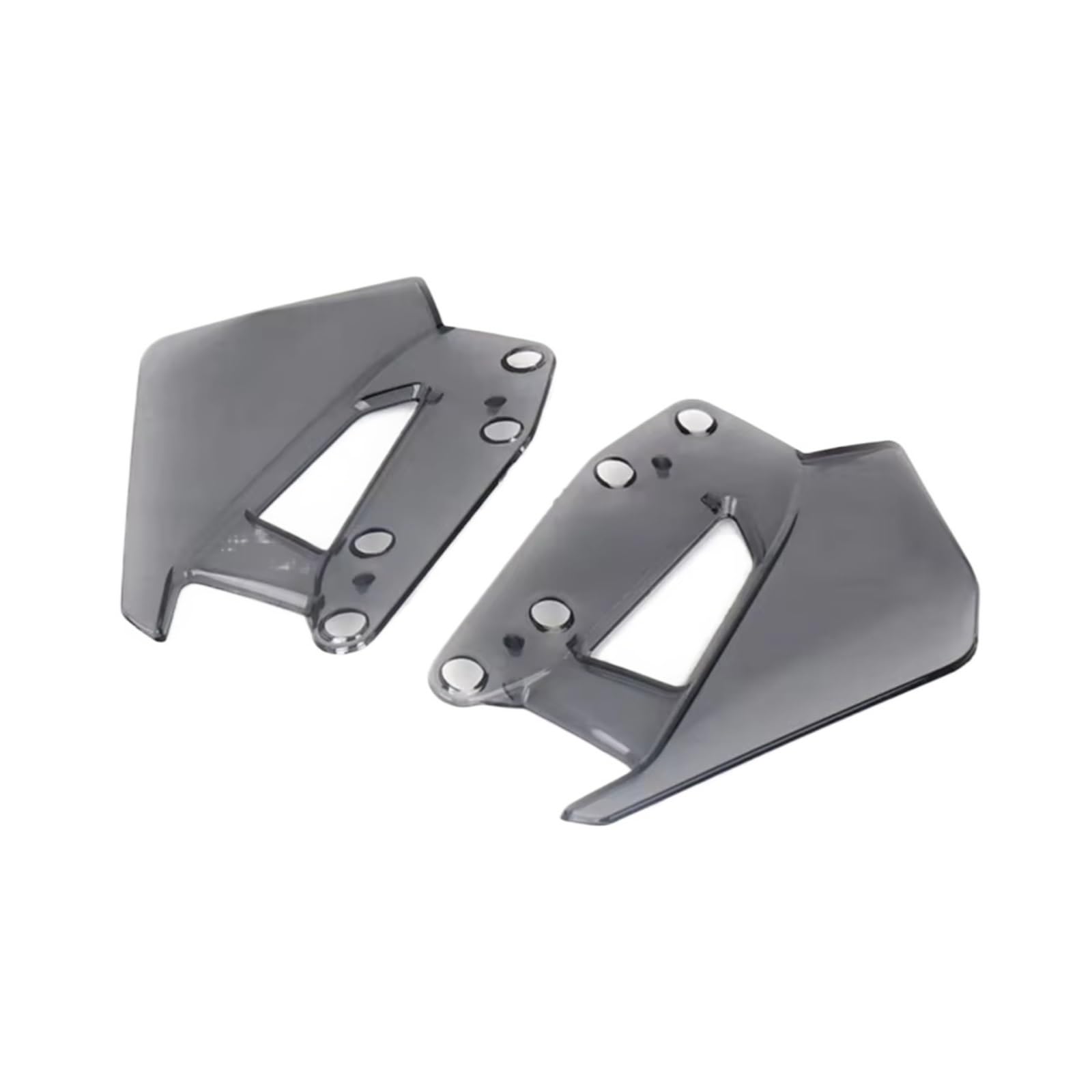 DSWILNV Motorrad Seitenspoiler Für R1300GS 2024 Motorrad Teile Front Windabweiser Seite Spoiler Windschutzscheibe Windschutz Motorrad Zubehör(Smoke Gray) von DSWILNV