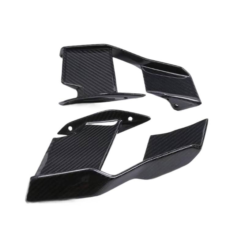 DSWILNV Motorrad Seitenspoiler Für S1000R 2021 2022 Für M1000R 2023 2024 Winglets Air Deflektor Verkleidung Carbon Fiber Motorrad Feste Flügel Set Spoiler von DSWILNV