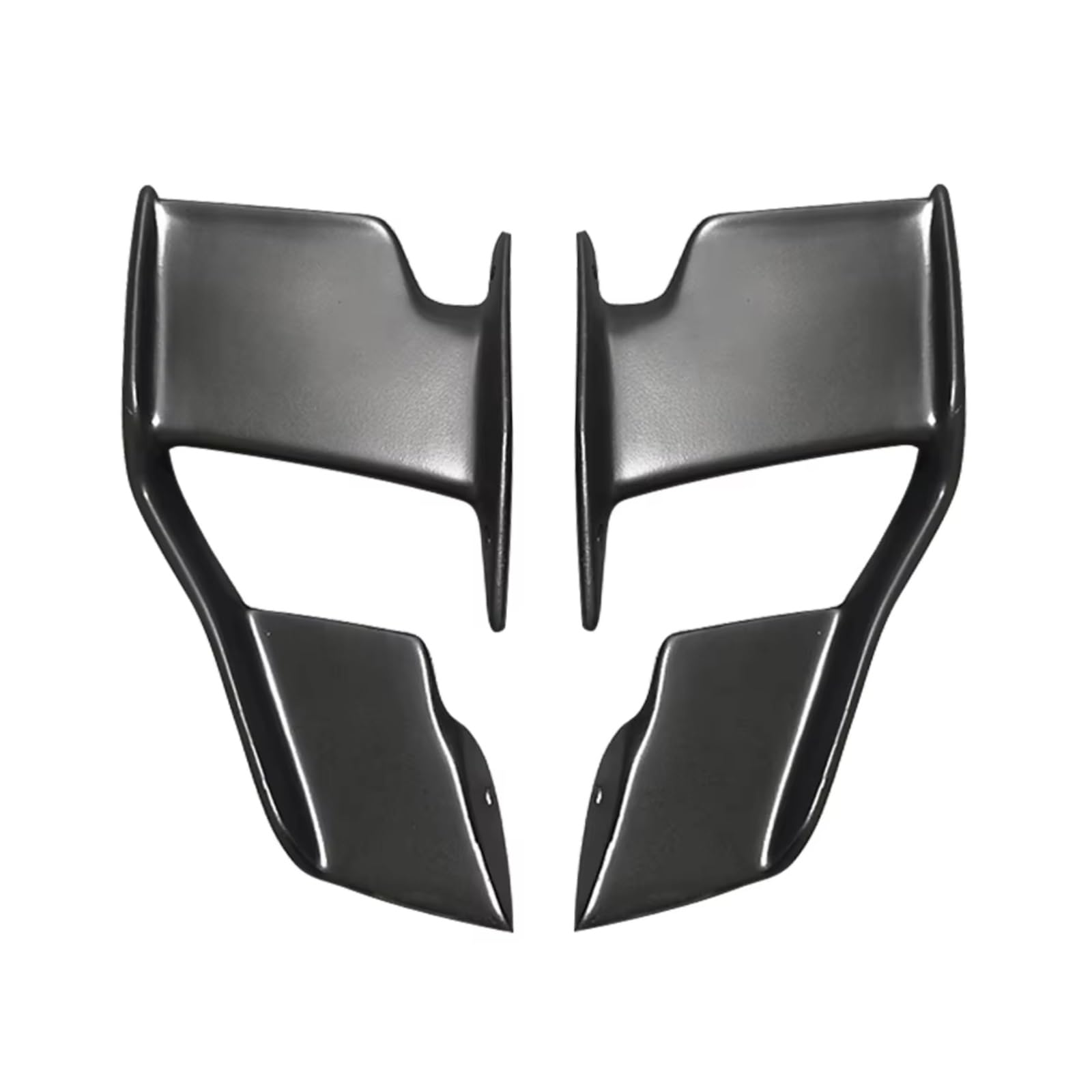 DSWILNV Motorrad Seitenspoiler Für S1000R Für M1000R 2021 2022 2023 Motorrad Verkleidung Vorne Aerodynamische Spoiler Winglet Motorrad Ersatzteile(Bright Black) von DSWILNV