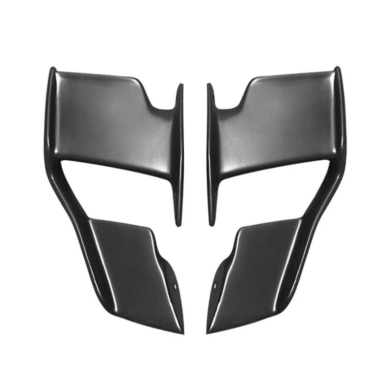 DSWILNV Motorrad Seitenspoiler Für S1000R Für M1000R 2021 2022 2023 Motorrad Verkleidung Vorne Aerodynamische Spoiler Winglet Motorrad Ersatzteile(Bright Black) von DSWILNV