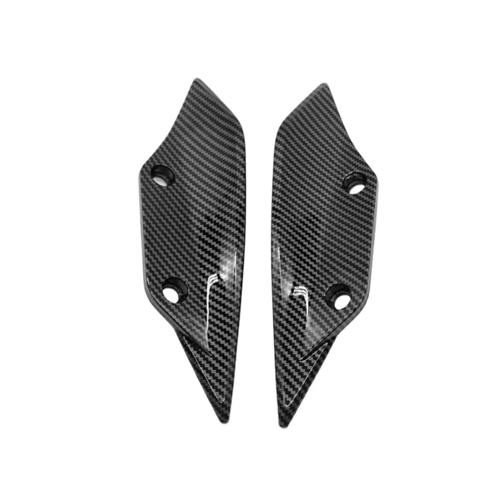 DSWILNV Motorrad Seitenspoiler Für S1000RR 2009 2010 2011 2012 2013 2014 Carbon Fiber Motorrad Kotflügel Vorne Spoiler Winglets Motorrad Zubehör(Carbon Fiber Look) von DSWILNV