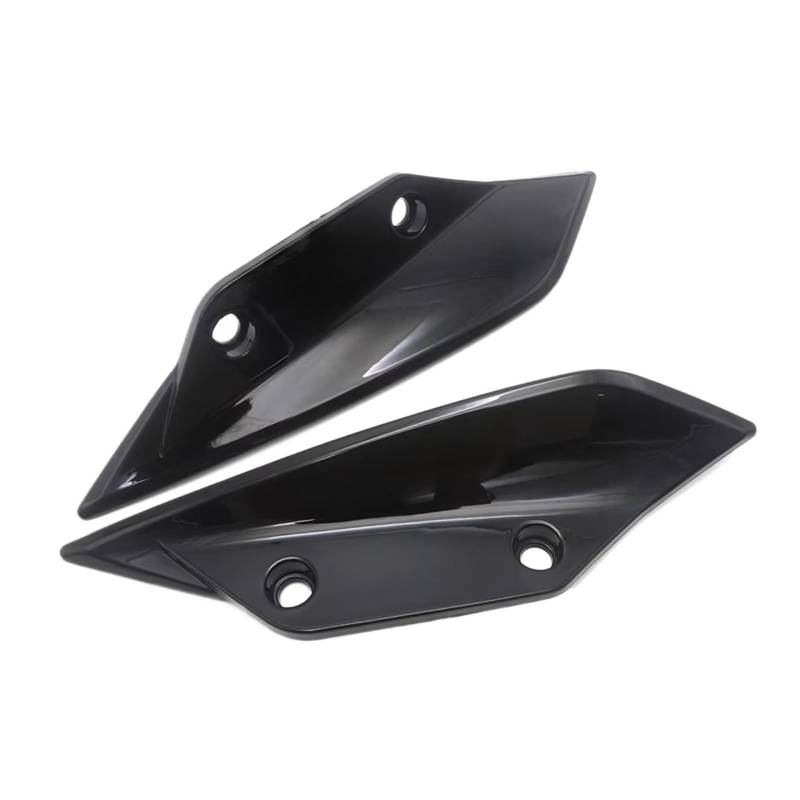 DSWILNV Motorrad Seitenspoiler Für S1000RR 2009 2010 2011 2012 2013 2014 Spoiler Seitenteile Verkleidungszubehör Motorrad Windabweiser Schwarz Vorderseite Kotflügel von DSWILNV