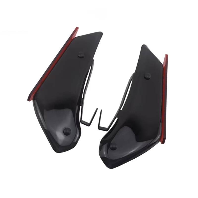 DSWILNV Motorrad Seitenspoiler Für S1000RR 2019 2020 2021 2022 Motorrad Abtrieb Für Sport Seite Spoiler Aerodynamische Für Flügel Deflektor Verkleidung Schutz(Red) von DSWILNV