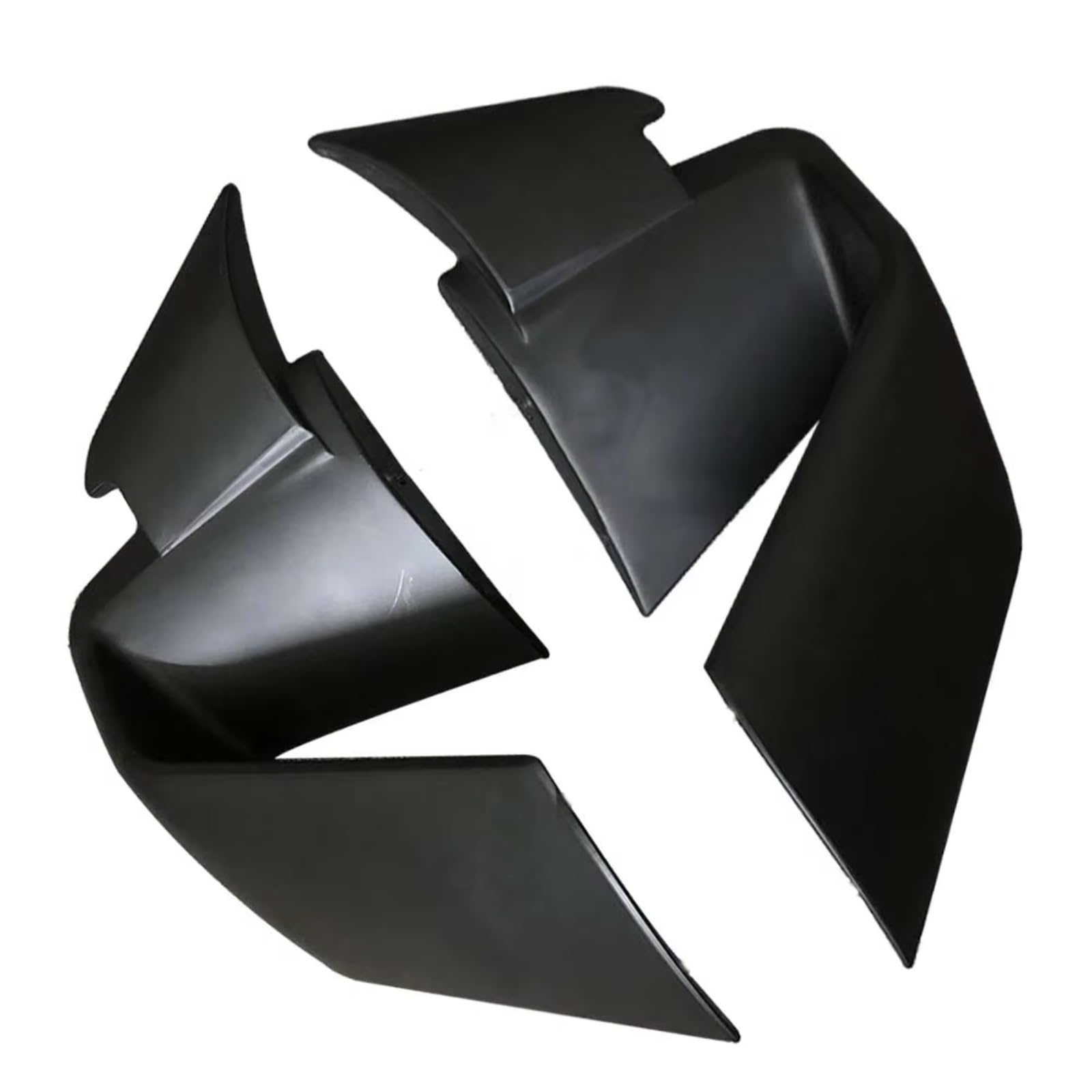 DSWILNV Motorrad Seitenspoiler Für S1000RR 2019 2020 2021 2022 Motorrad Teile Verkleidung Deflektor Für Flügel Winglet Motorrad Seite Spoiler Motorrad Zubehör(Matte Black) von DSWILNV