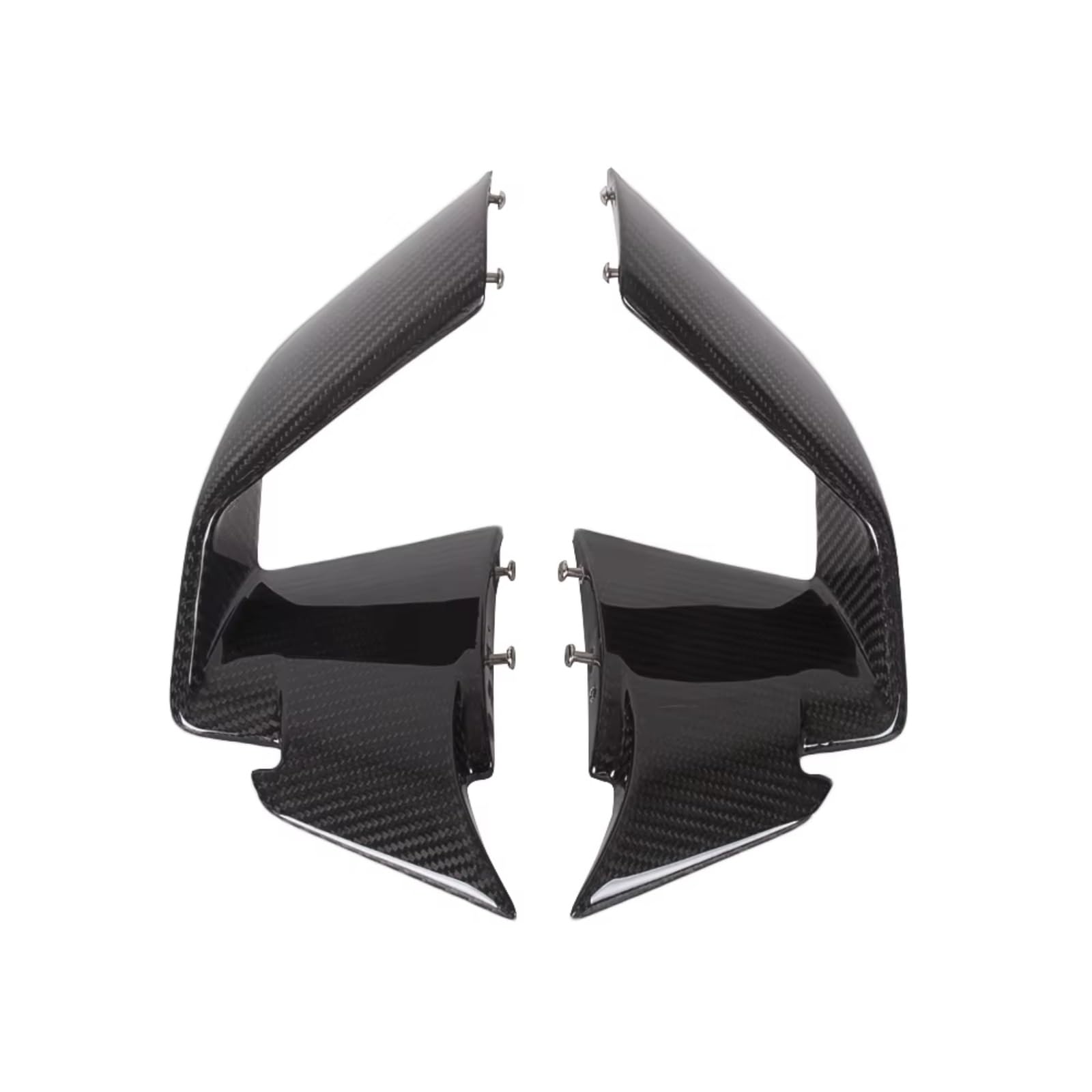 DSWILNV Motorrad Seitenspoiler Für S1000RR 2019 2020 2021 Motorrad Winglet Carbon Side Fest Für Flügel Spoiler Air Deflektor Motorrad Zubehör von DSWILNV