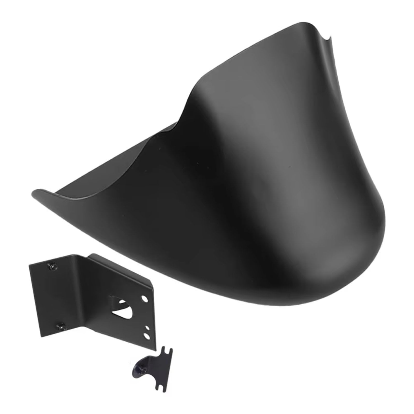 DSWILNV Motorrad Seitenspoiler Für Sportster 1200 883 Für Eisen 883 1200 Für XL1200X 2004-2020 1 Set Vorderen Spoiler-Müllschulen-Luftkinn-Kinnverkleidungen Schwarz(Matte Black) von DSWILNV