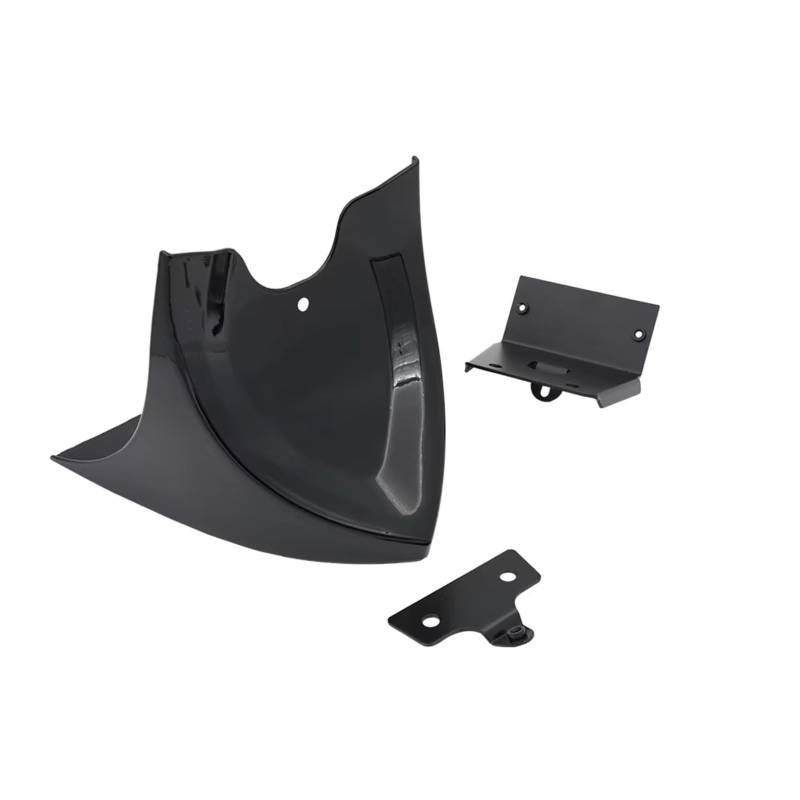 DSWILNV Motorrad Seitenspoiler Für XL1200N Für Sportster 1200 Nightster 2007-2008 Für XL1200C Für Custom 1200 2019 Motorrad Vordere Spoiler-Müllschuhe Luftdamm Kinnverkleidung(Glossy Black) von DSWILNV