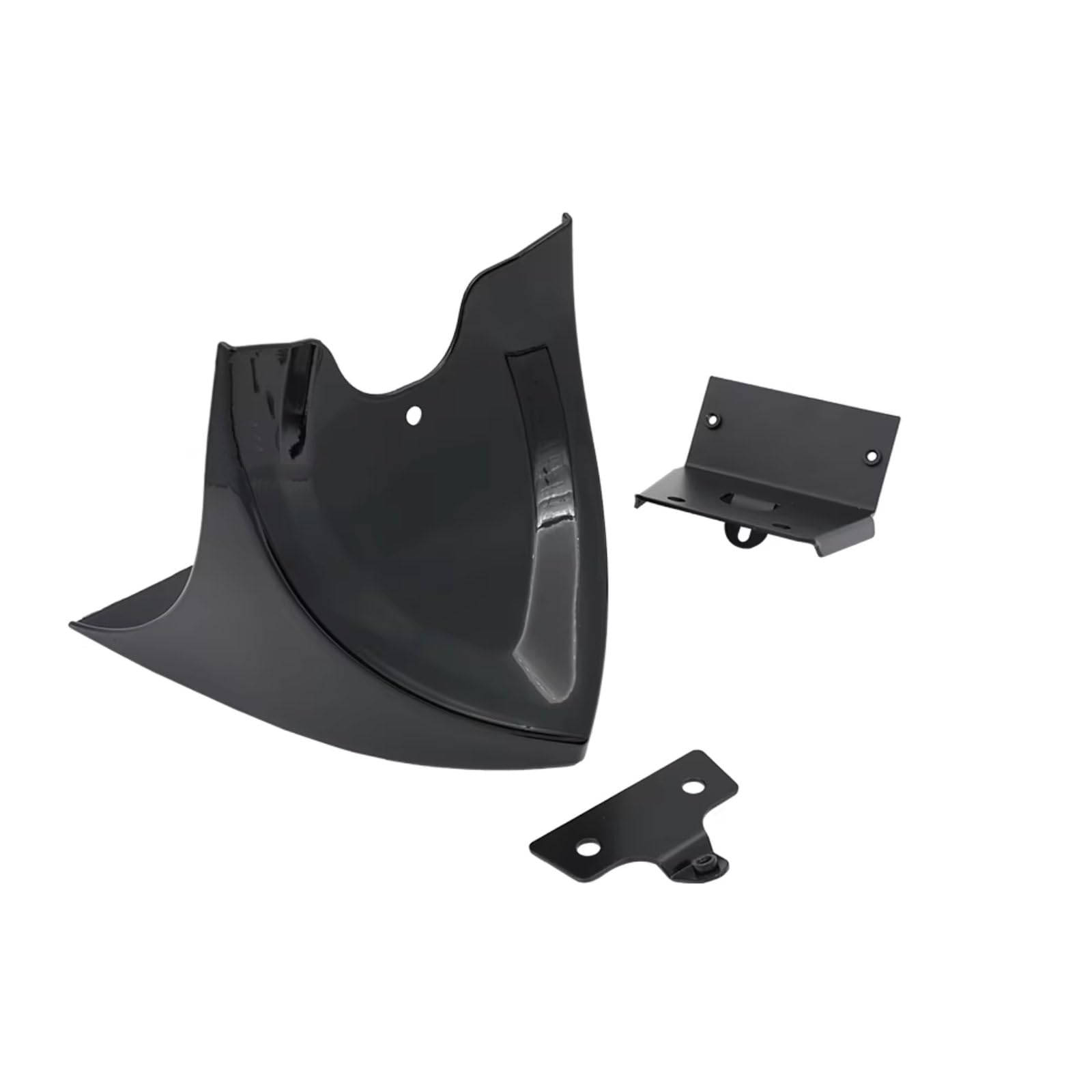 DSWILNV Motorrad Seitenspoiler Für XL1200N Nightster 2009 2010 2010 2010 Für XL50 Für Sportster Das Jubiläum 50 2007 Motorrad Vordere Bottom Mutguard Air Dam Kinnfehler Fehler(Glossy Black) von DSWILNV