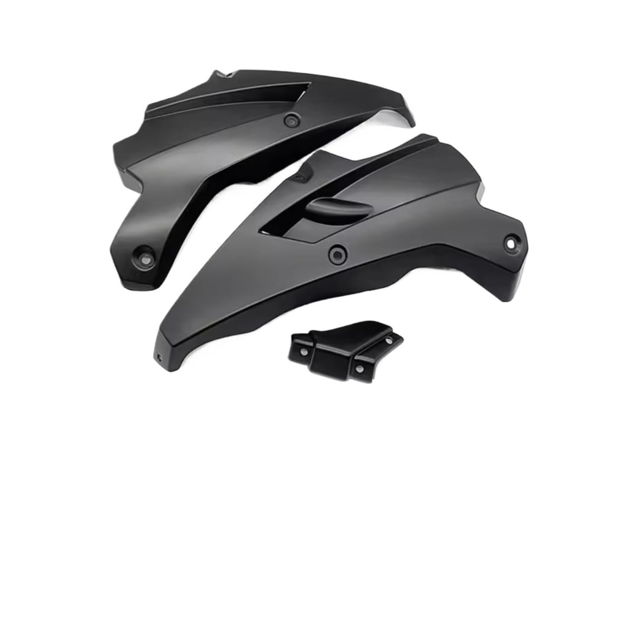 DSWILNV Motorrad Seitenspoiler Für Z900 2020 2021 2022 2023 2024 Motorrad Bauch Für Pan Motor Spoiler Untere Verkleidung Gugel Abdeckung Körper Rahmen Seite Panel Zubehör(Black) von DSWILNV