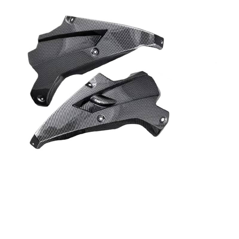 DSWILNV Motorrad Seitenspoiler Für Z900 2020 2021 2022 2023 2024 Motorrad Bauch Für Pan Motor Spoiler Unteren Panel Verkleidung Abdeckung Körper Rahmen Schutz(Carbon Fiber) von DSWILNV