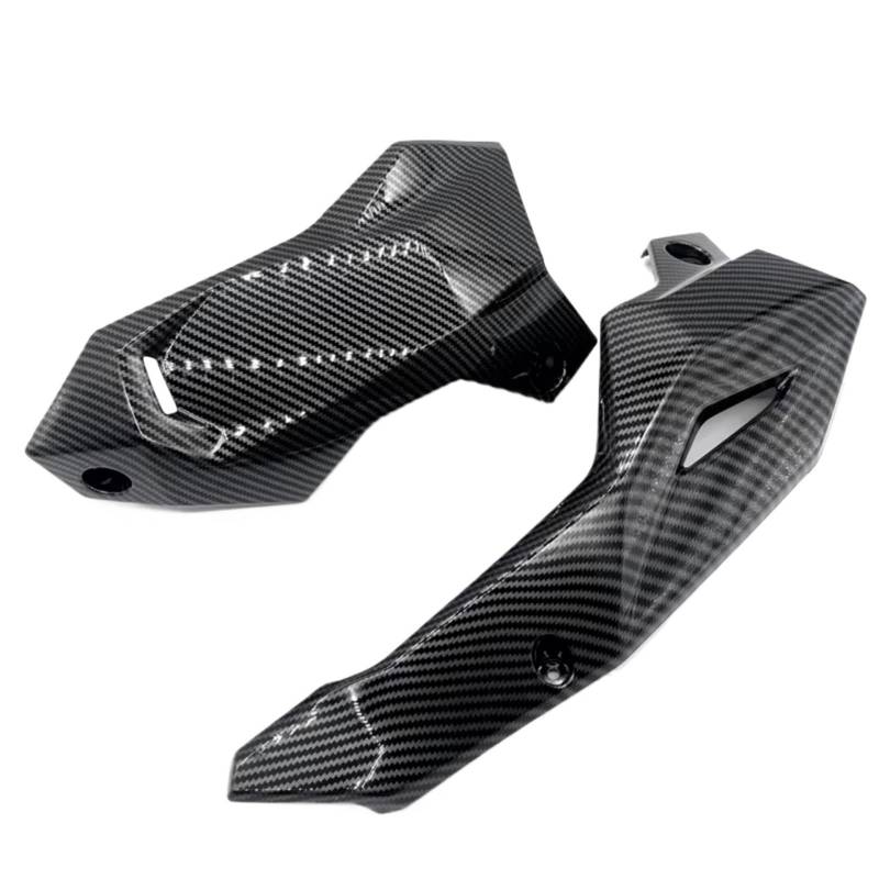 DSWILNV Motorrad Seitenspoiler Für Z900 2020 2021 2022 Motorrad Untere Motor Spoiler Cowling Chassis Schutz Schutz Verkleidung Motor Bauch Für Pan(Carbon Fiber Look) von DSWILNV