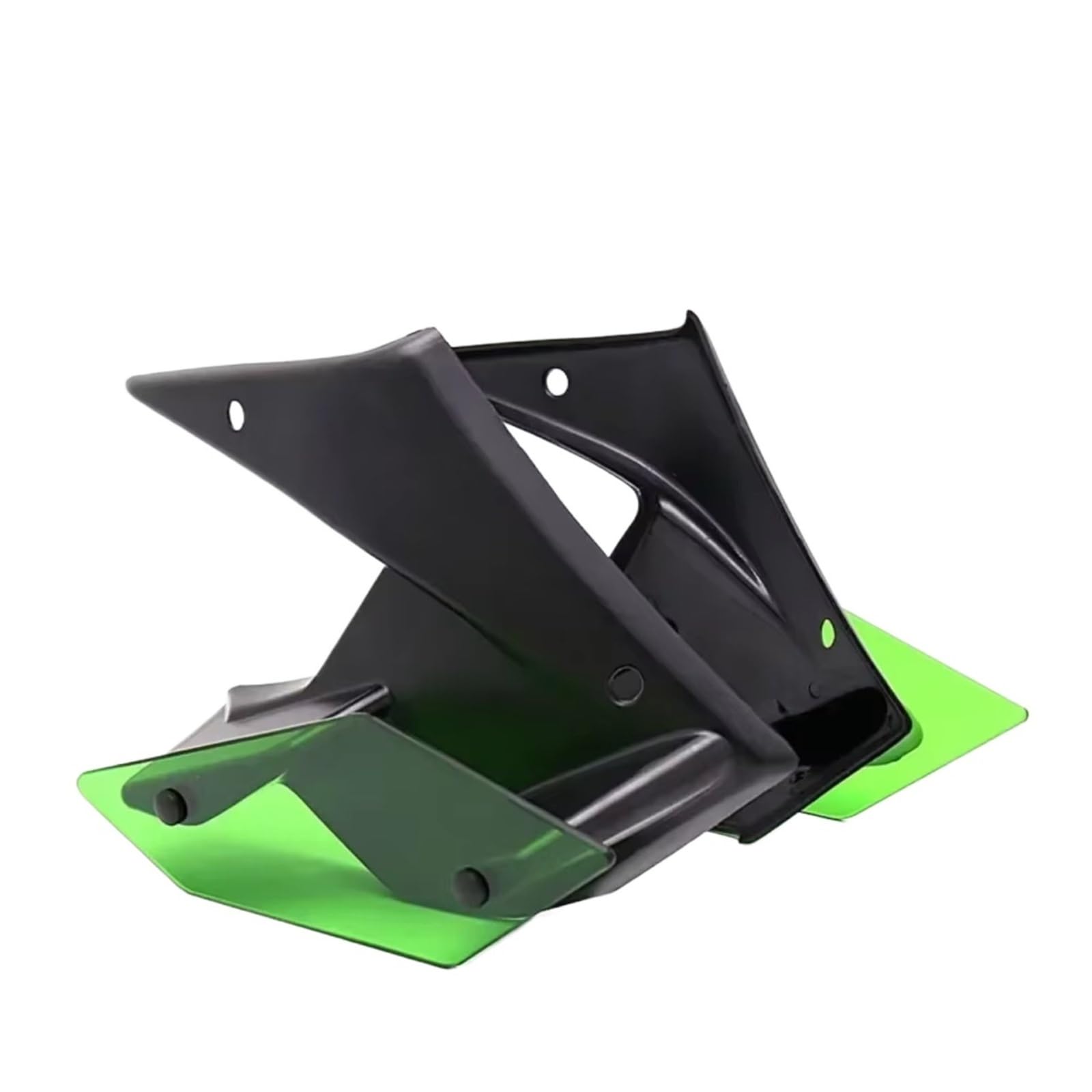 DSWILNV Motorrad Seitenspoiler Für Z900 2020 2021 Motorrad Teile Seite Abtrieb Für Nackt Spoiler Winglet Feste Für Flügel Winglet Verkleidung Für Flügel(Green) von DSWILNV