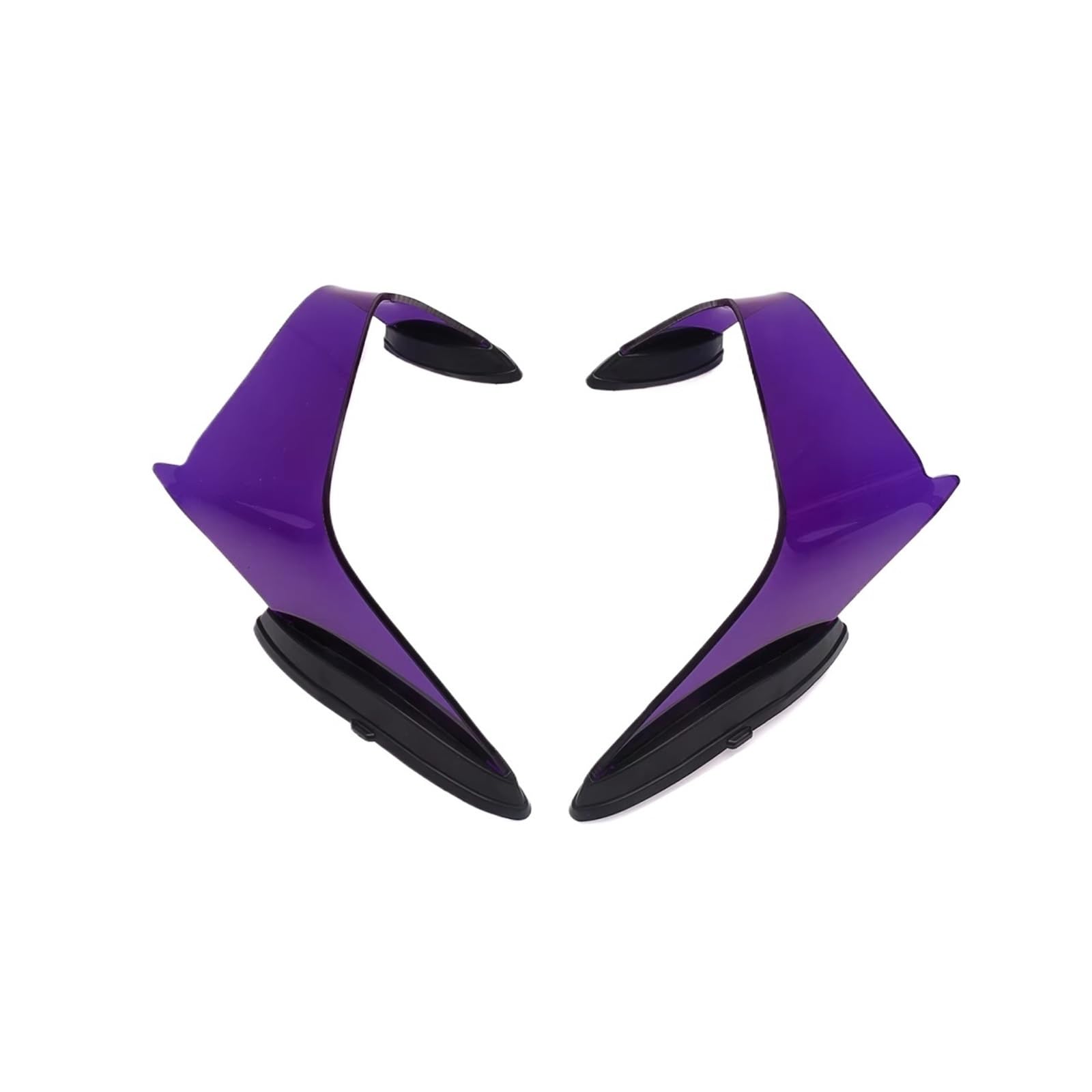 DSWILNV Motorrad Seitenspoiler Für ZX-10R 2021 2022 2023 2024 2025 Motorrad Fest Für Flügel Seite Spoiler Aerodynamisch Für Flügel Motorrad Zubehör(Purple) von DSWILNV