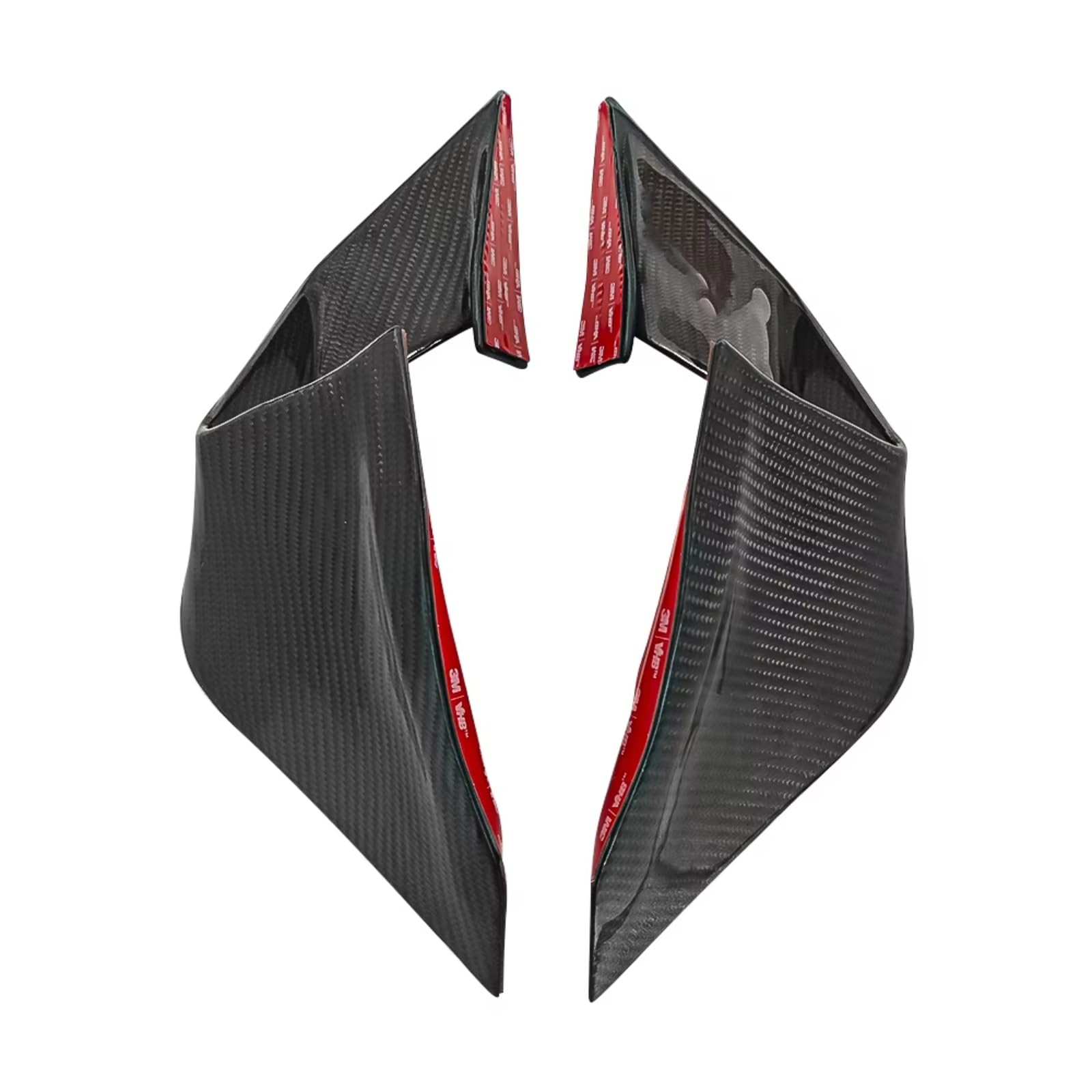 DSWILNV Motorrad Seitenspoiler Für ZX-25R Für ZX-4R Für ZX-4RR 2021 2022 2023 2024 Farbe Aerodynamischer Spoiler Winglet Motorrad Fester Wind Für Flügel Motorradzubehör von DSWILNV