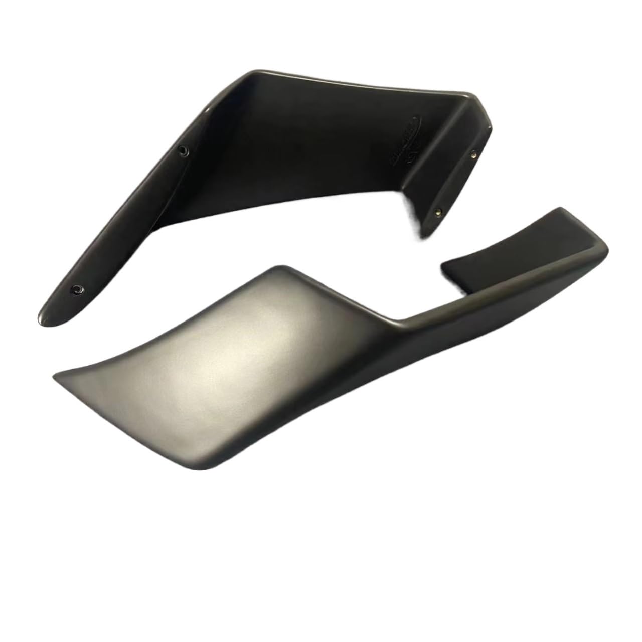 DSWILNV Motorrad Seitenspoiler Kompatibel Mit Aprilia Für RSV4 2009–2020 Aerodynamisches Seiten-Winglet-Verkleidungsset Motorrad-Starrflügel-Spoiler-Flügelabweiser(Bright Black) von DSWILNV