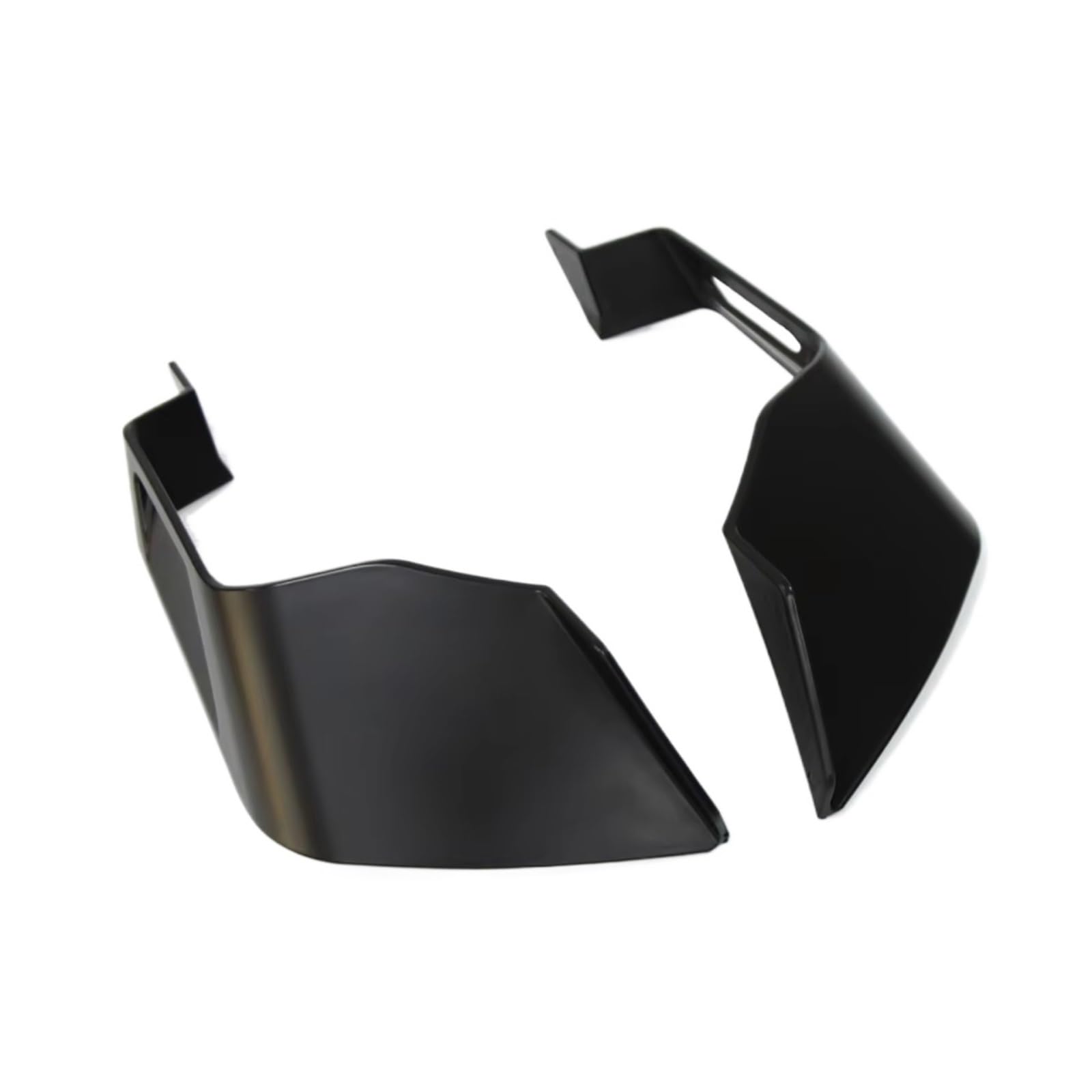 DSWILNV Motorrad Seitenspoiler Kompatibel Mit Aprilia Für Tuono Für V4 1100 2023 Downforce Racing Spoiler Aero Winglets Seitenwindabweiser Windschutzscheibe Aerodynamisch Für Flügel(Black) von DSWILNV