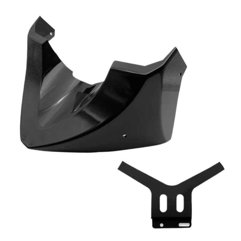 DSWILNV Motorrad Seitenspoiler Kompatibel Mit Benda Für Black Flag 500 Motorrad-Unterbauch Für Pan Engine Chassis Shroud Verkleidungsschutz Bellypan Spoiler Cowl Cover(Glossy Black) von DSWILNV