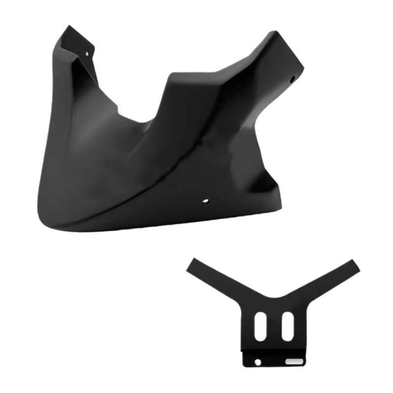 DSWILNV Motorrad Seitenspoiler Kompatibel Mit Benda Für Black Flag 500 Motorrad-Unterbauch Für Pan Engine Chassis Shroud Verkleidungsschutz Bellypan Spoiler Cowl Cover(Matte Black) von DSWILNV